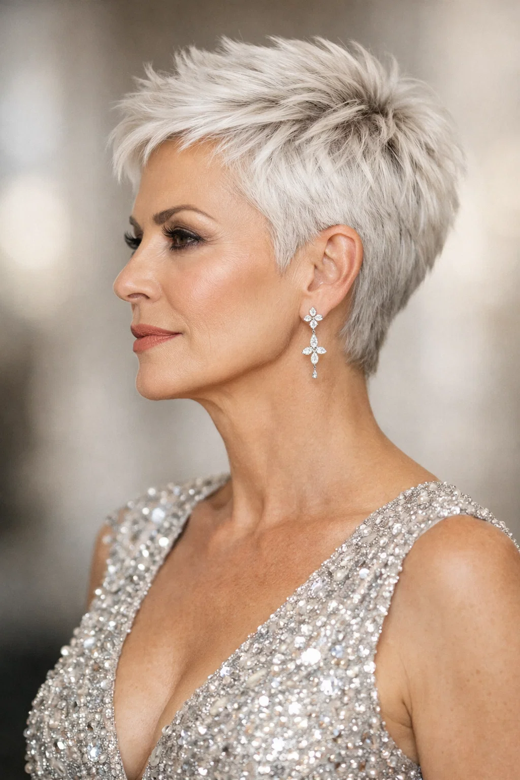 Icy Platinum Short Layers