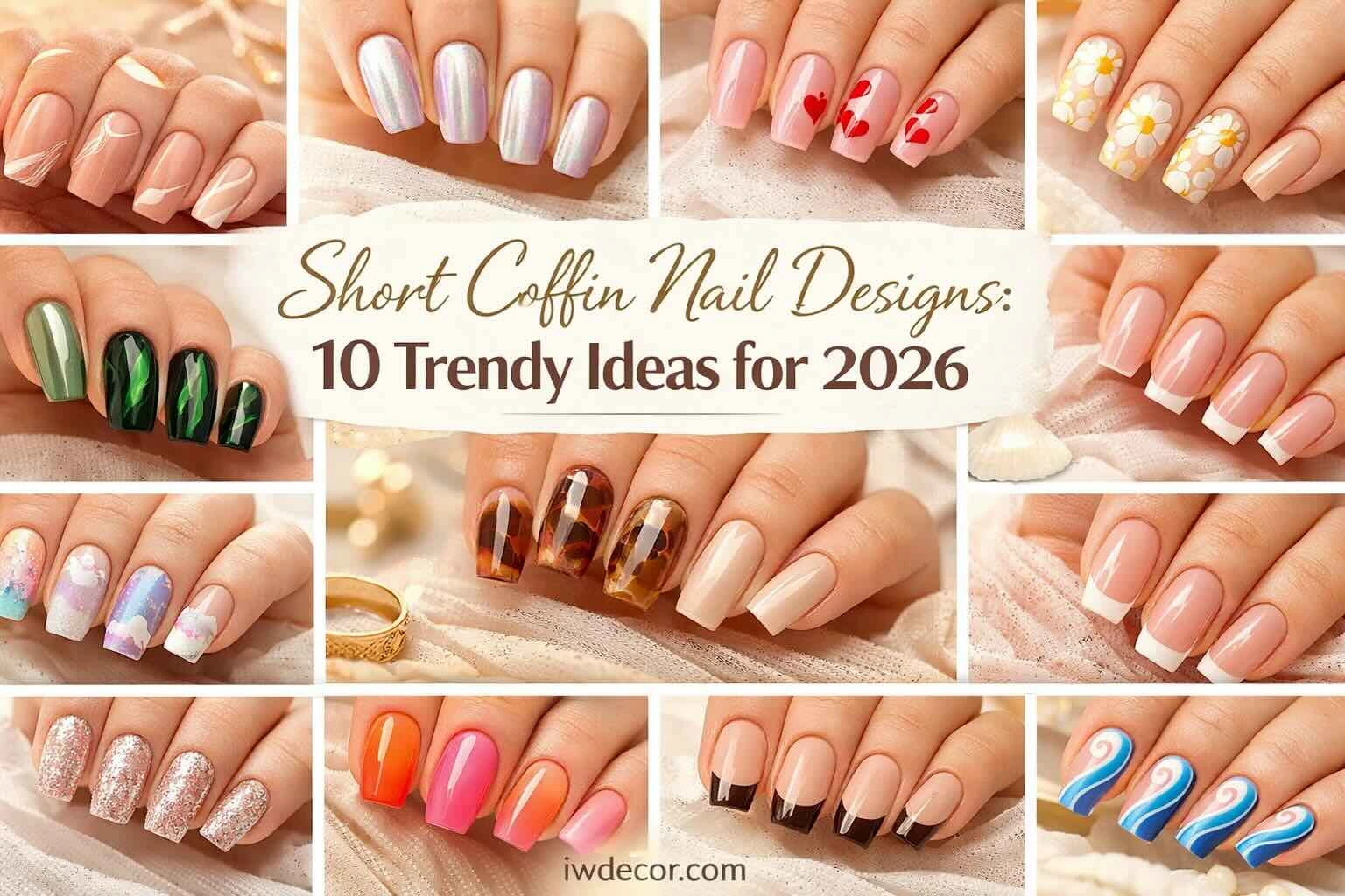 Short Coffin Nail Designs
