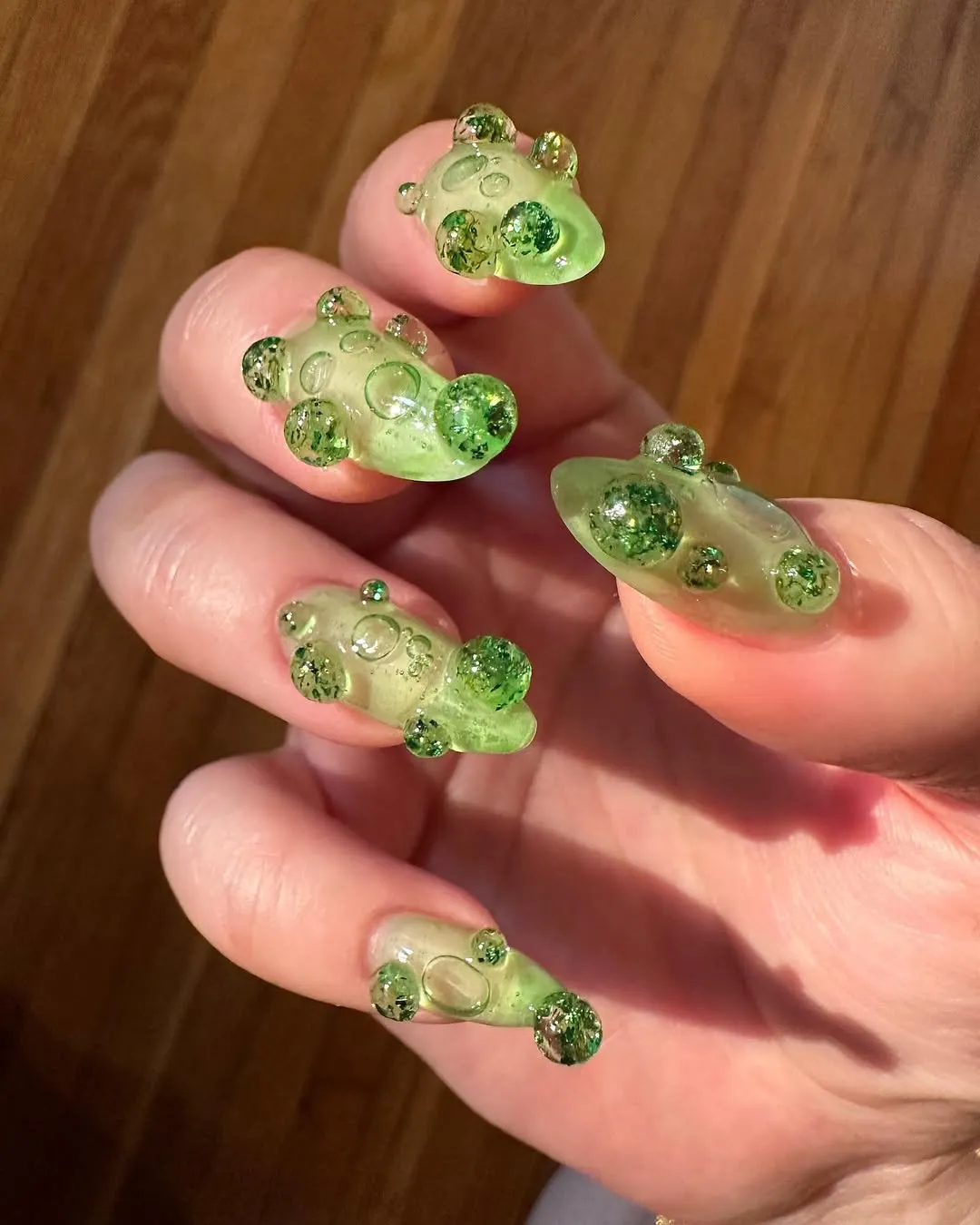 3D Bubble Green