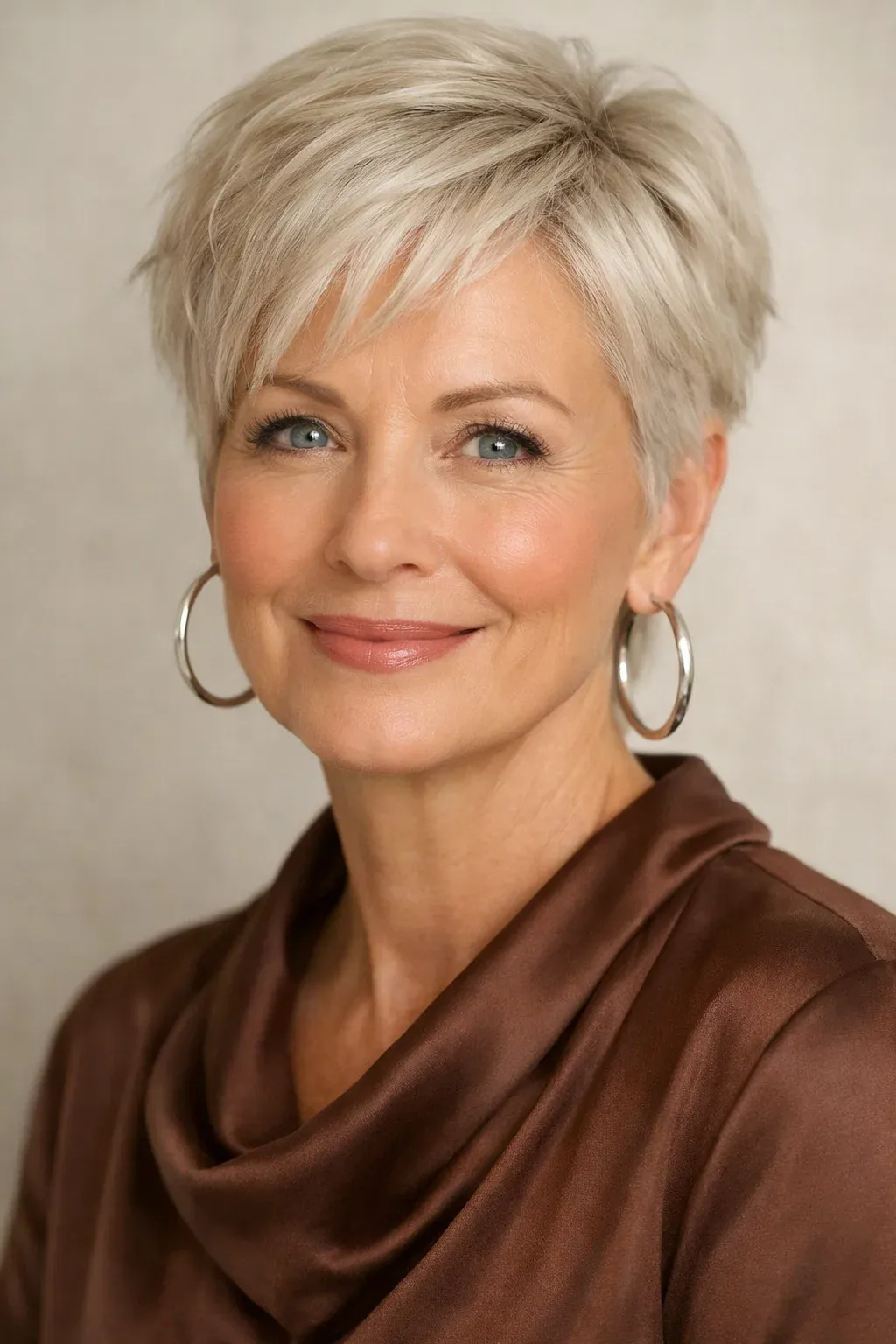 the Volumized Tapered Pixie