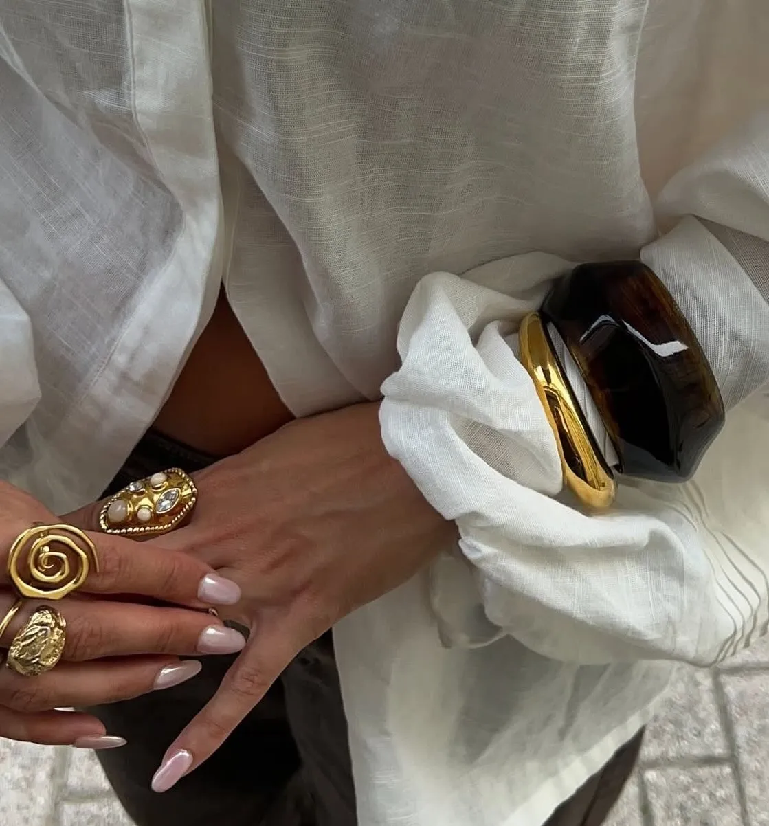 Chunky Gold Jewelry