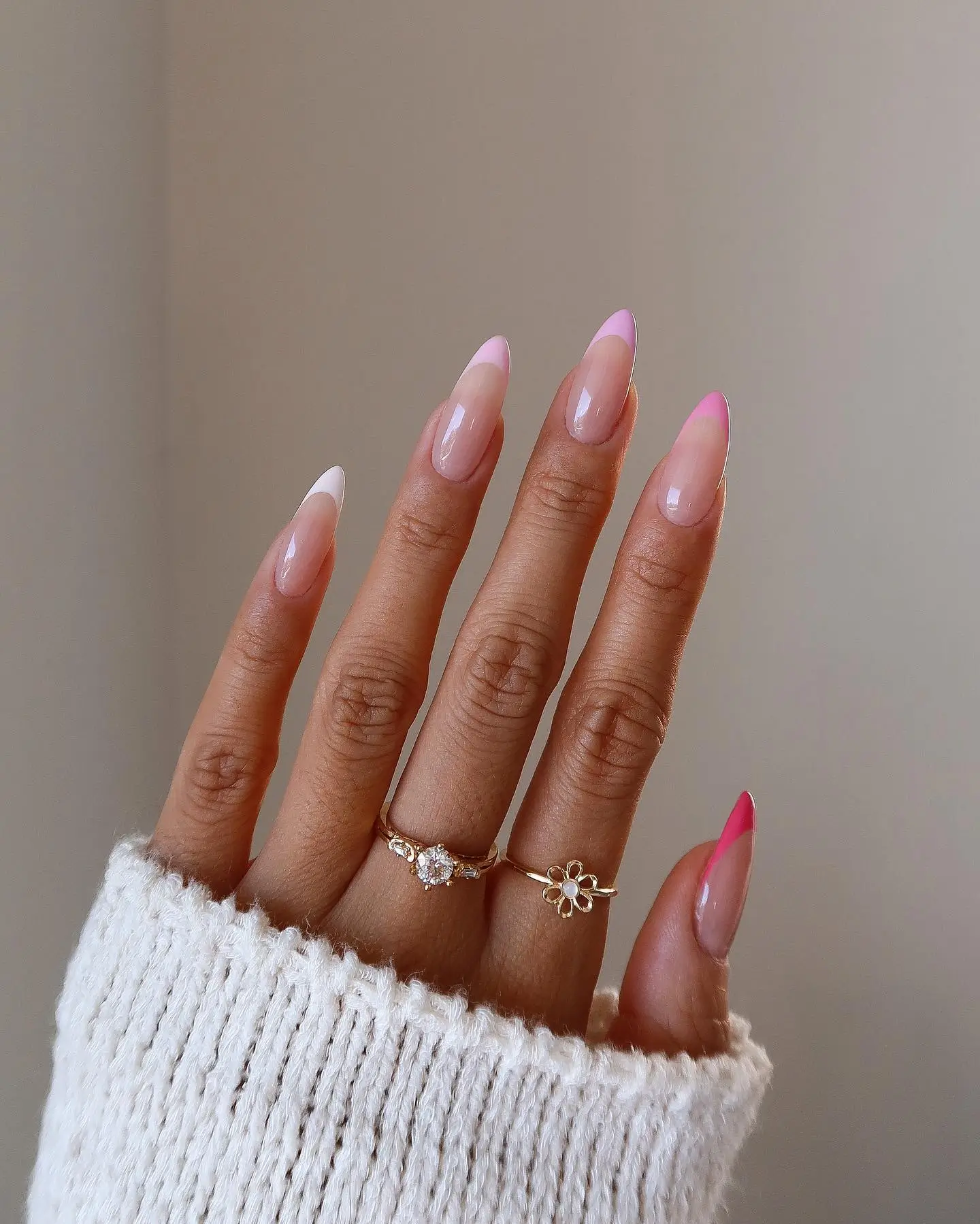 Pink Press On Nails for Valentine's