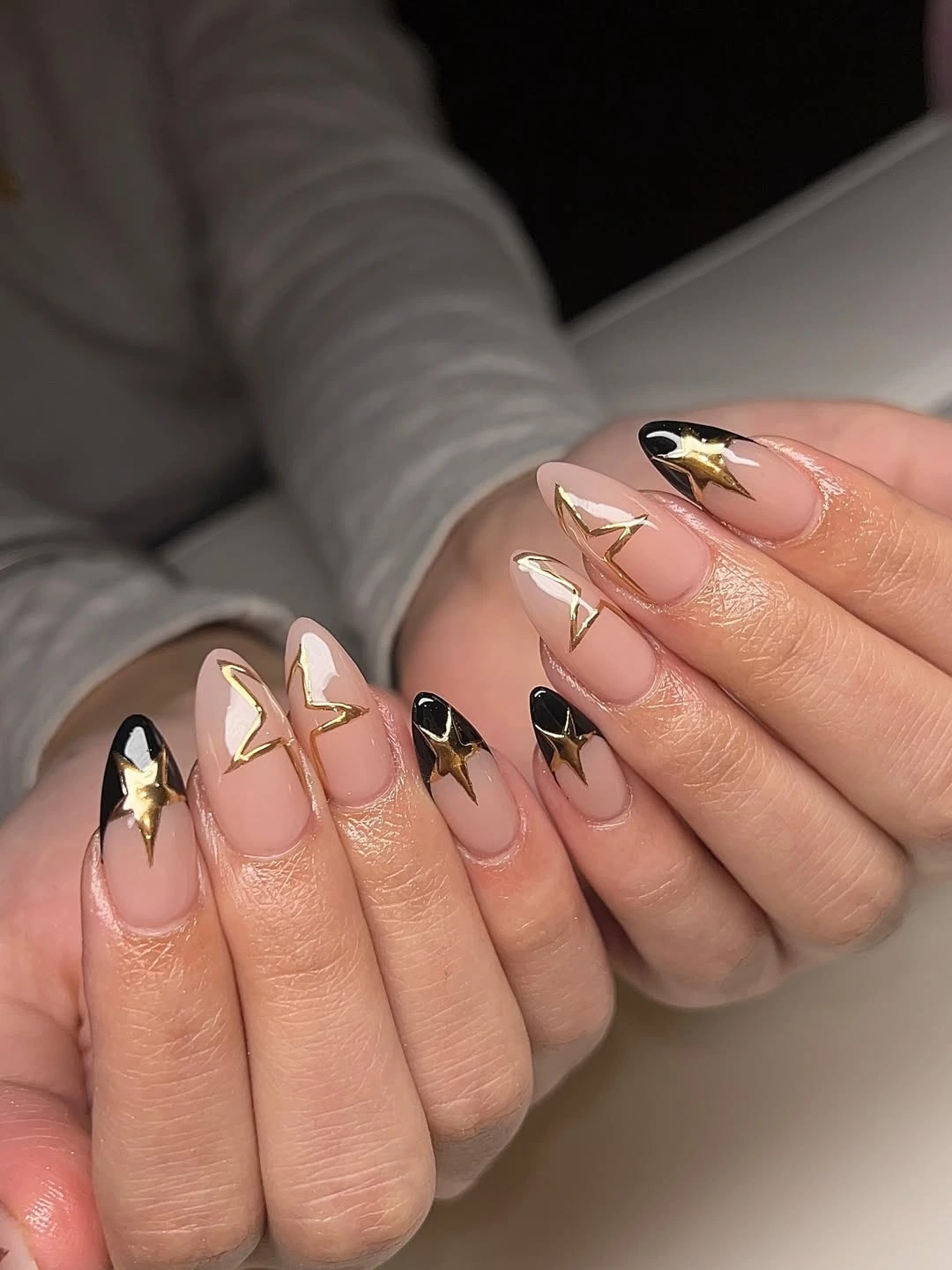 Black & Gold Chrome