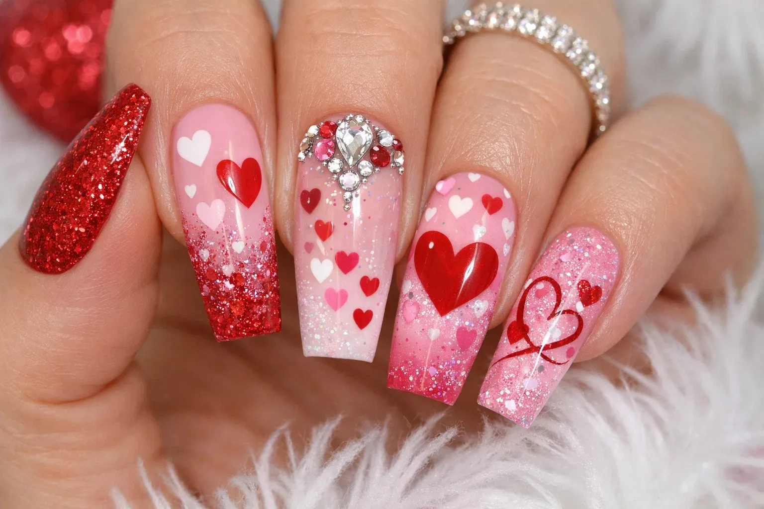 Valentine's Day nail designs