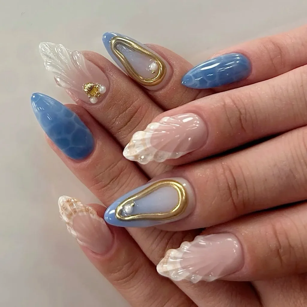 Seashell and Pearl Details