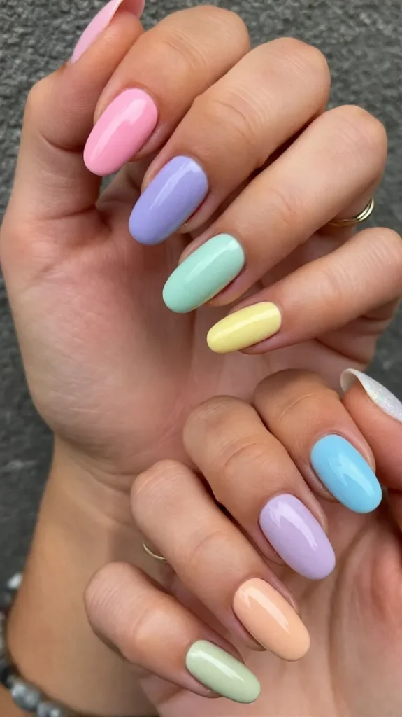 Skittle Nails A Different