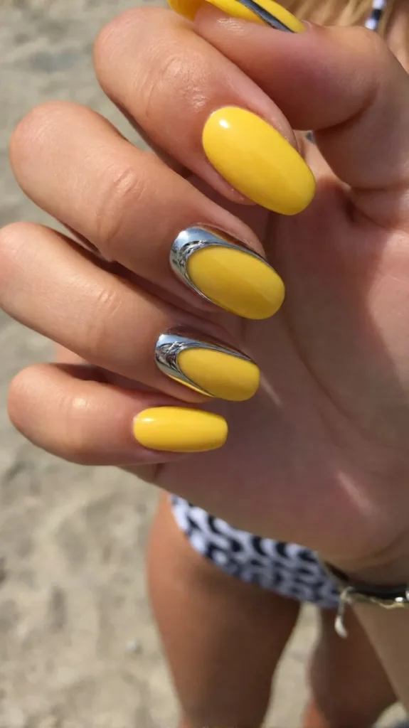 Sunshine Yellow Nails